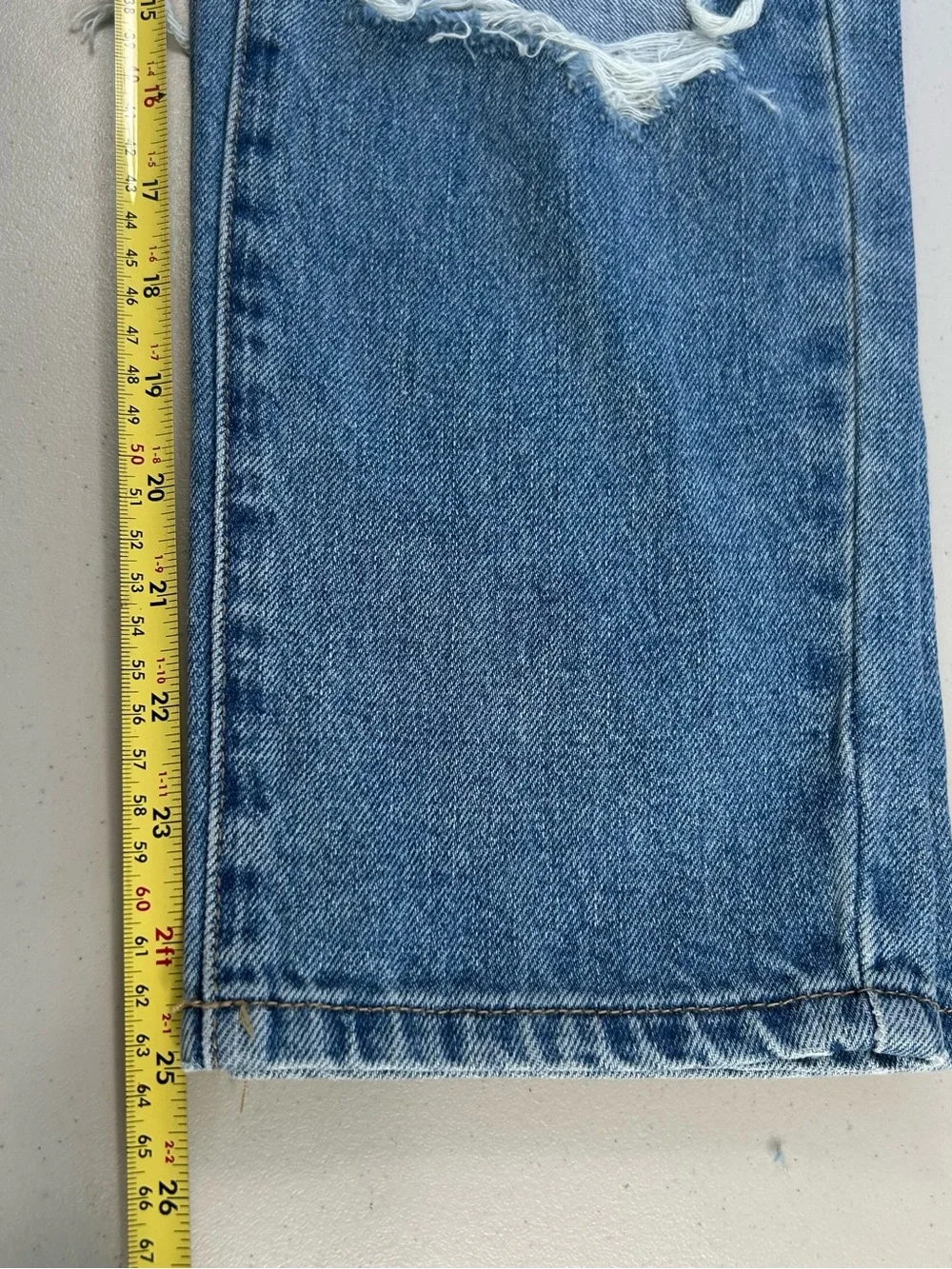 Blank NYC Women’s Denim Distressed Medium BlueJean Overalls Cottagecore Size 24